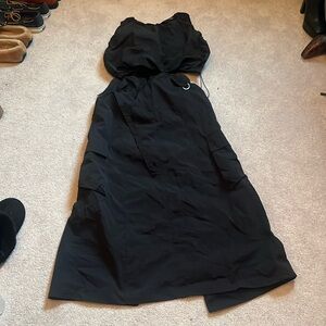 Zara Nylon Crop Top and Skirt Set